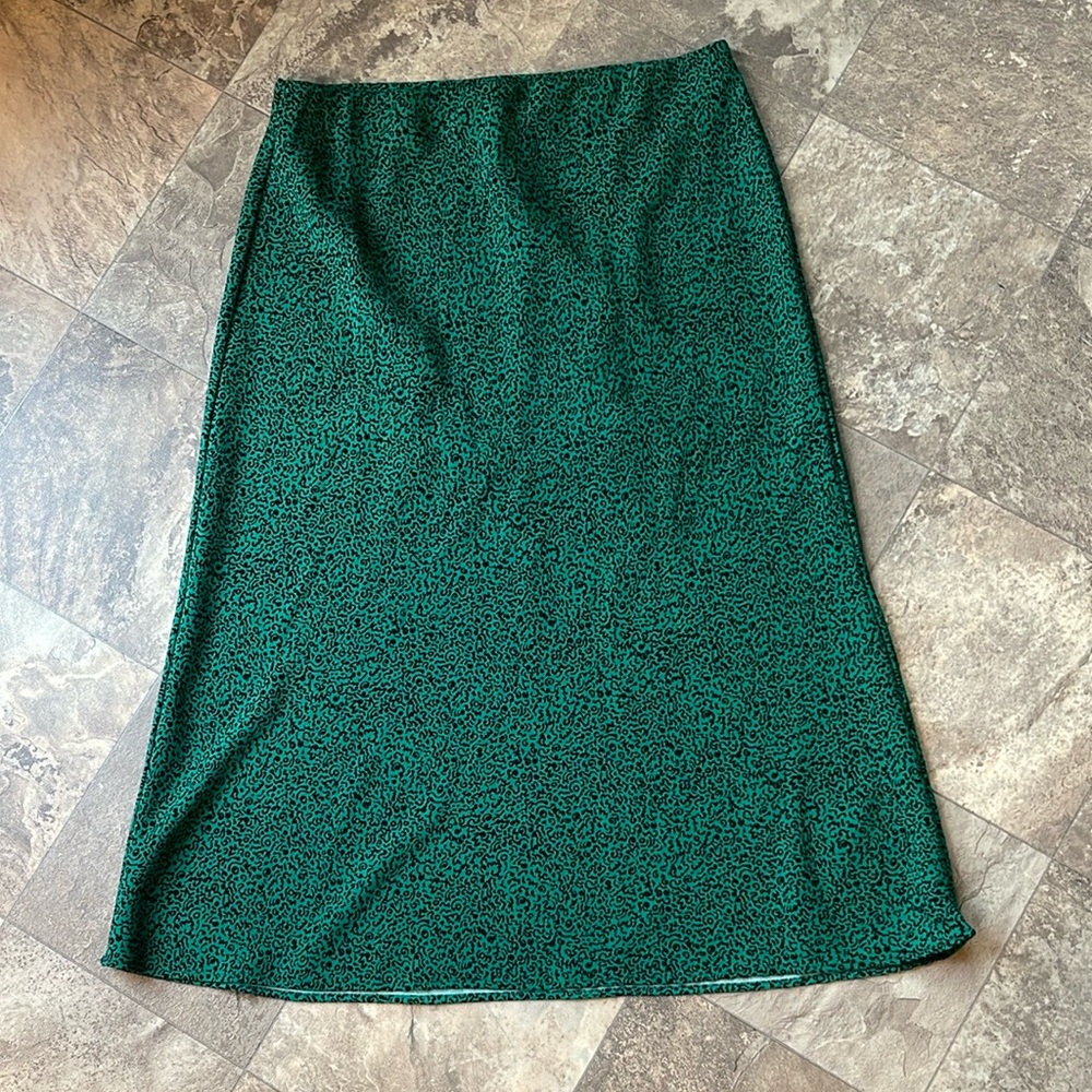 Rachel Zoe Green Midi Skirt
